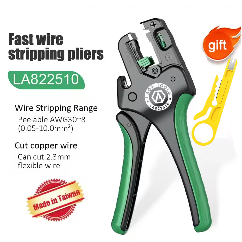 Automatic Wire Stripper Cutter - LAOA Manueller Abisolierer, Multifunktions-Abisolierer für Elektriker,