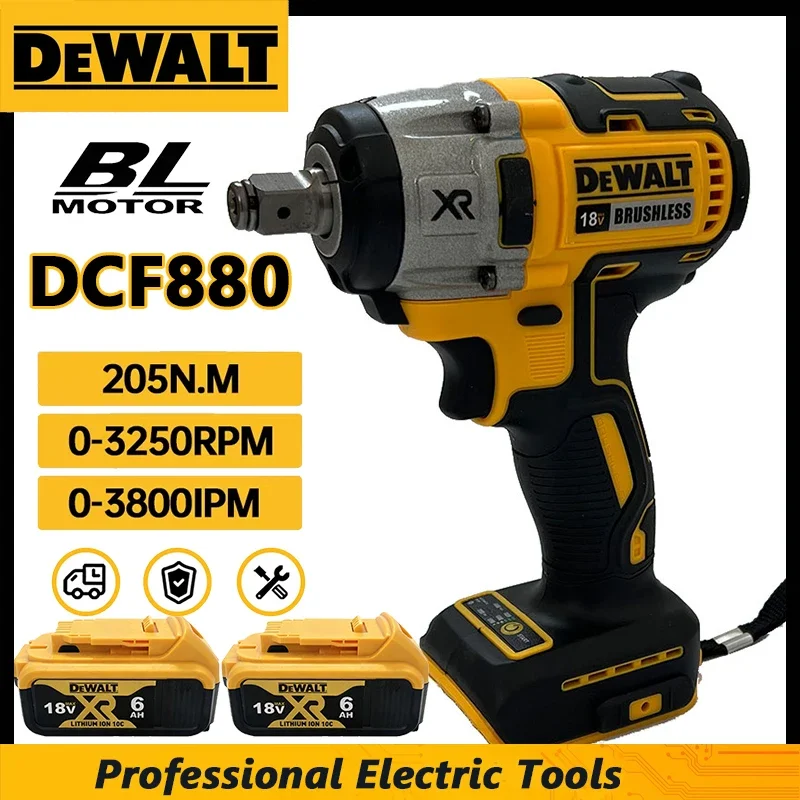 Brushless Cordless Electric Drill 18V - Dewalt DCF880 3300RPM Bürstenloser Schlagschrauber Hochdrehmoment