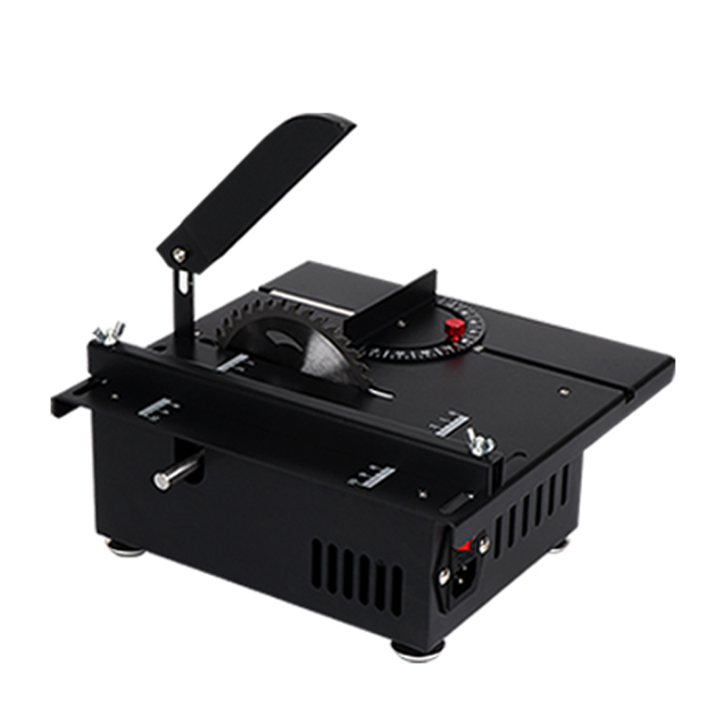 Mini Table Saw For Woodworking - 1200W Mini-Präzisions-Tischkreissäge, kleine elektrische Haushaltstischkreissäge, Holzbearbeitungs-Schiebetisch,