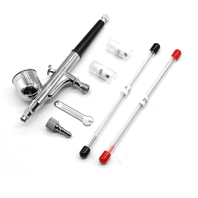 Airbrush Kit With Mini Compressor - Schwerkraft Dual-action Mini Airbrush Farbe Nagel