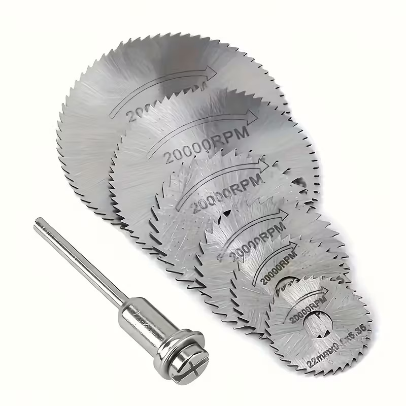 Reciprocating Saw Attachment Drill - 1 Set Mini-Kreissägeblatt, HSS-Schneidscheibe, rotierendes Bohrwerkzeug,