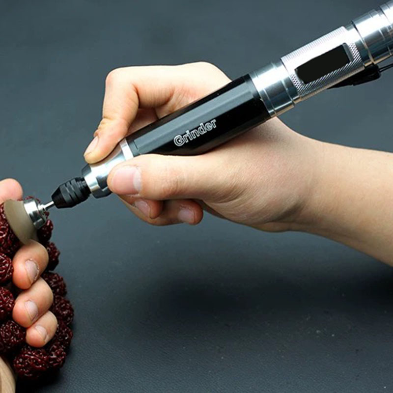 Cordless Rotary Tool Kit Accessories - Kabelloses Lithium-Akku Mini-Rotationswerkzeug-Set Schnitzstift Reinigungsbürste Handbohrer