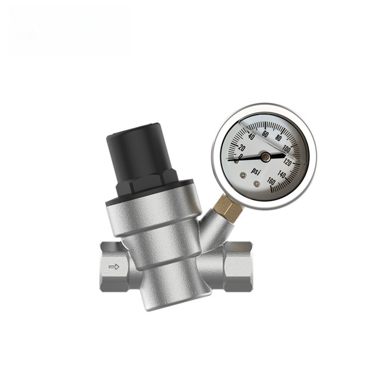 Plumbing - Einstellbares Wasserdruckregelventil aus Messing, 3/4 Zoll,
