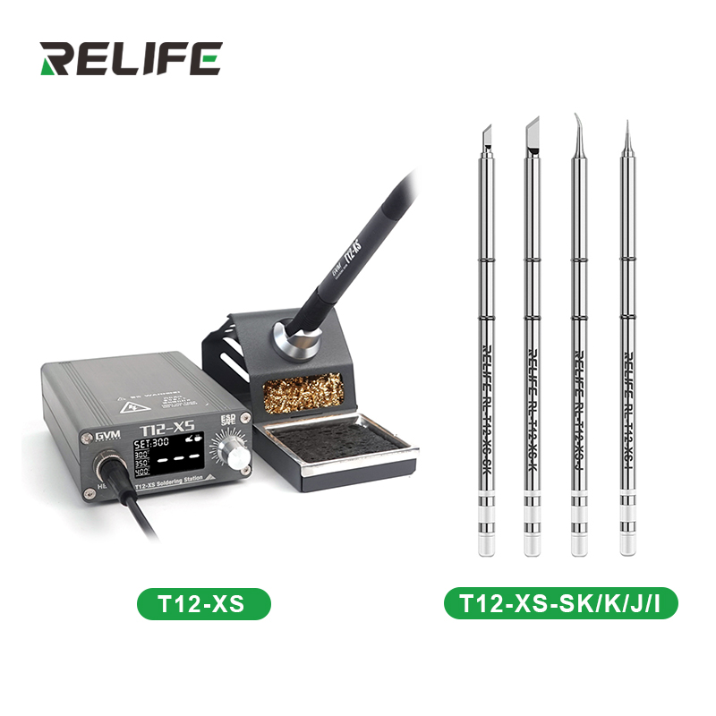 Digital Soldering Station T12 - GVM T12-XS Digital Display Einstellbar Temperatur