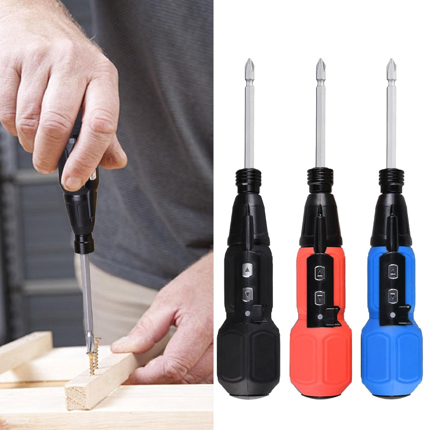Electric Screwdriver Rechargeable Usb - Elektrischer Schraubendreher, wiederaufladbarer kabelloser Schraubendreher, schnelles