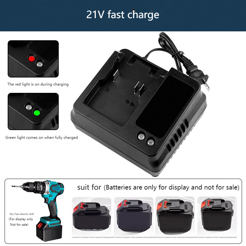 EU US 18V 21V Ladegerät für Ma – Brushless Cordless Electric Drill 18V Bewertung und Preis