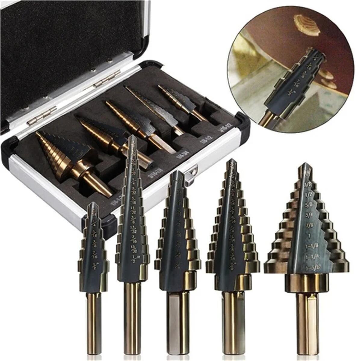 5-teiliges Kobalt-Stufenbohrer – Hardware Bewertung und Preis