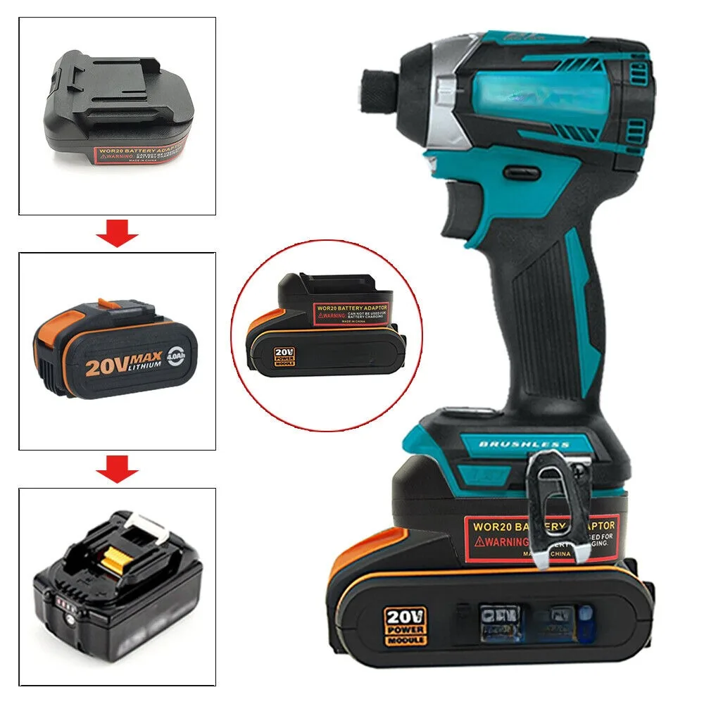 Konverter Batterie Adapter Für – Brushless Cordless Electric Drill 18V Bewertung und Preis