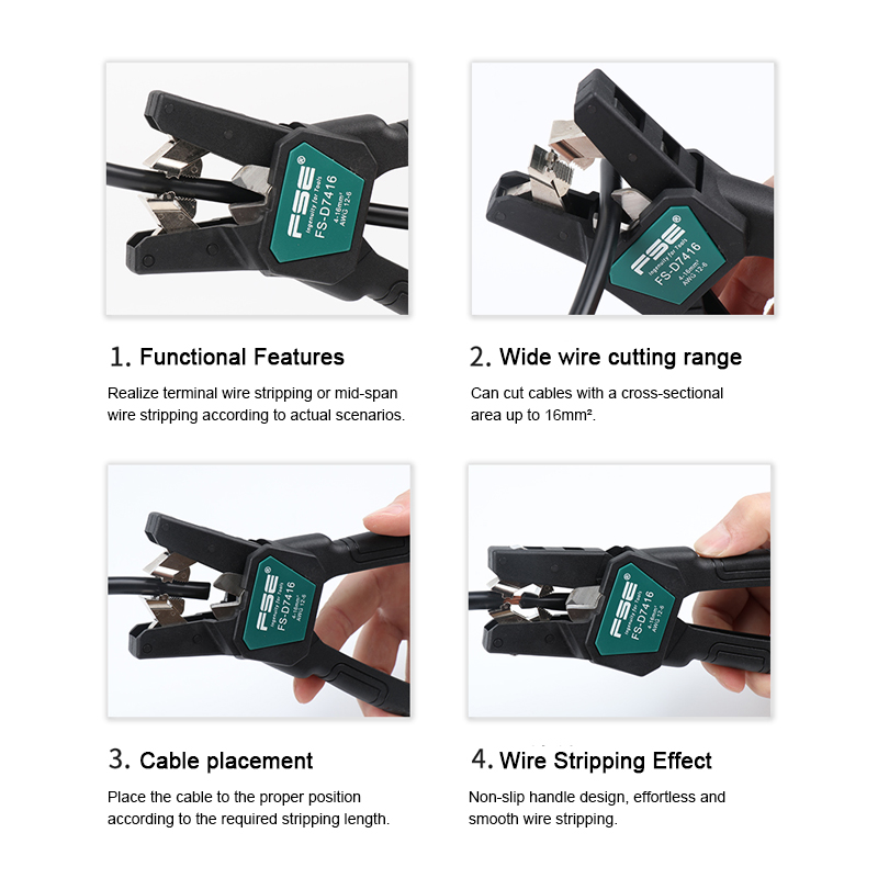 FSE-D7026 Kabelabisolierzange  – Automatic Wire Stripper Cutter Bewertung und Preis