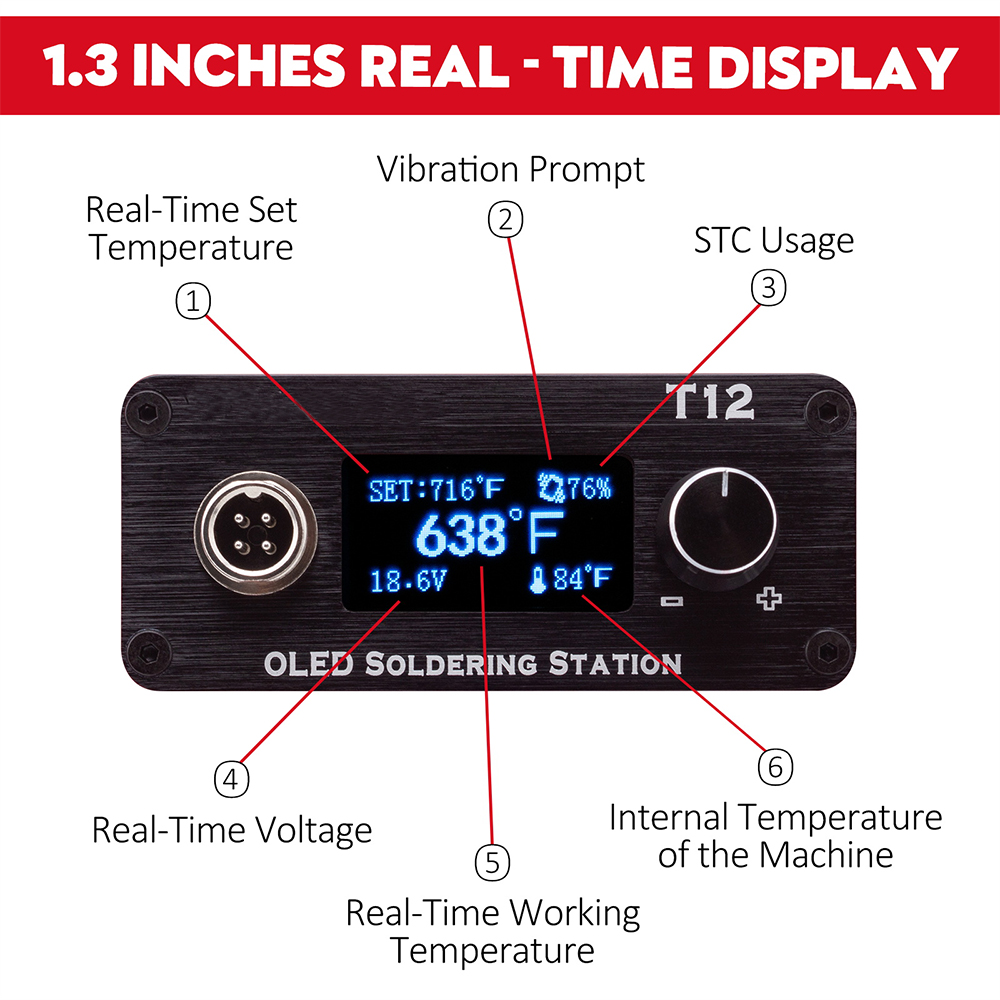 OLED T12 Lötkolbenstation, ver – Digital Soldering Station T12 Bewertung und Preis