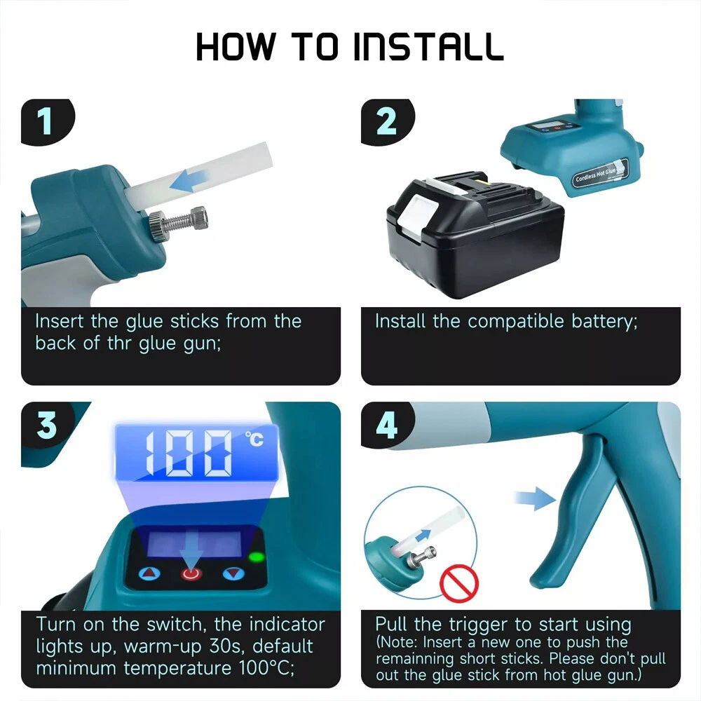 Neueste kabellose Heißklebepis – Hot Melt Glue Gun Cordless Bewertung und Preis