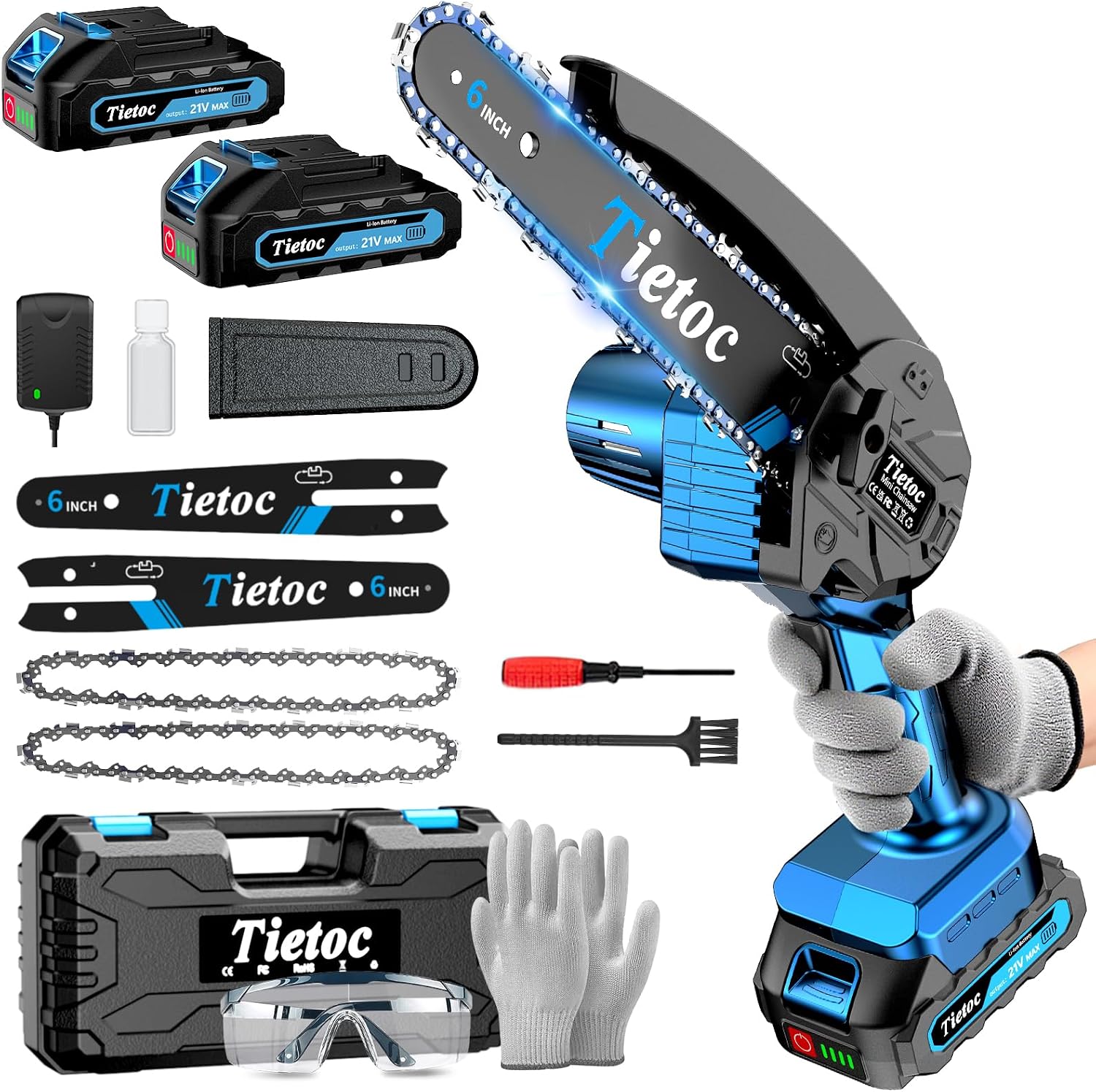 Mini-Kettensäge, 6 Zoll Akku-K – Mini Electric Chainsaw 6 Inch Bewertung und Preis