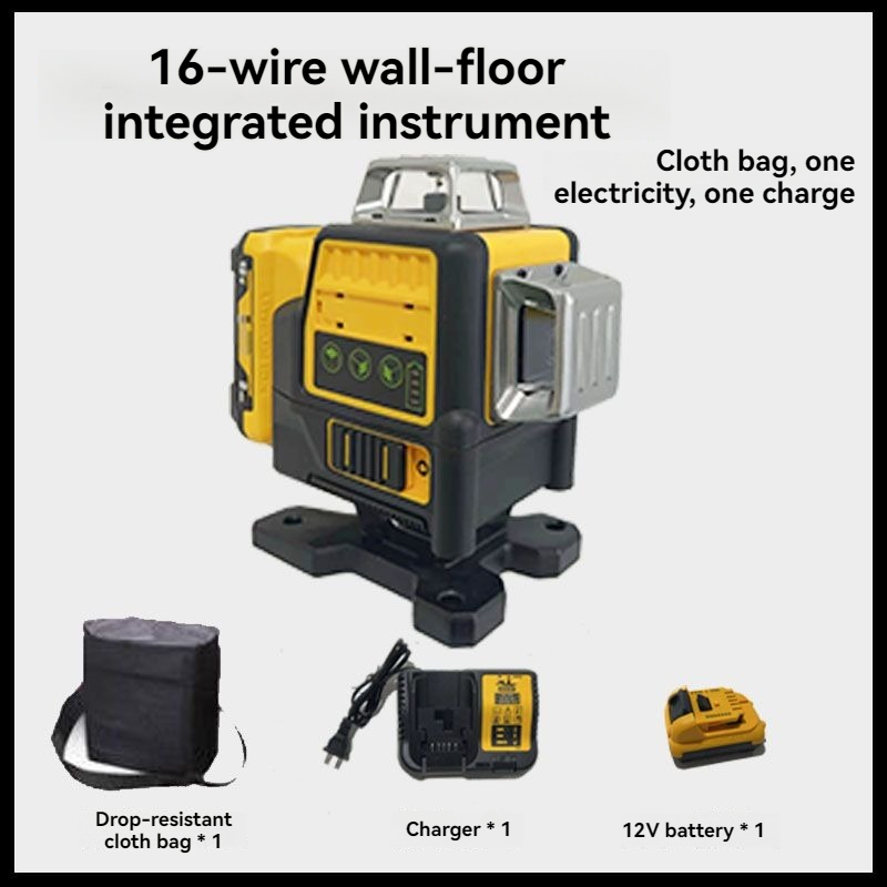 4D-Laser-Nivelliergerät mit 16 – Laser Level 16 Lines 4D Green Bewertung und Preis