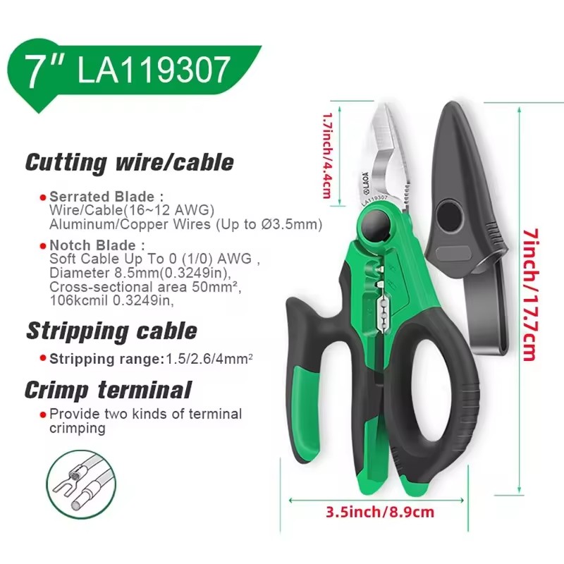 LAOA Elektriker Schere 6/7/8 Z – Automatic Wire Stripper Cutter Bewertung und Preis